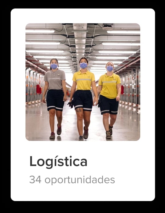 People working